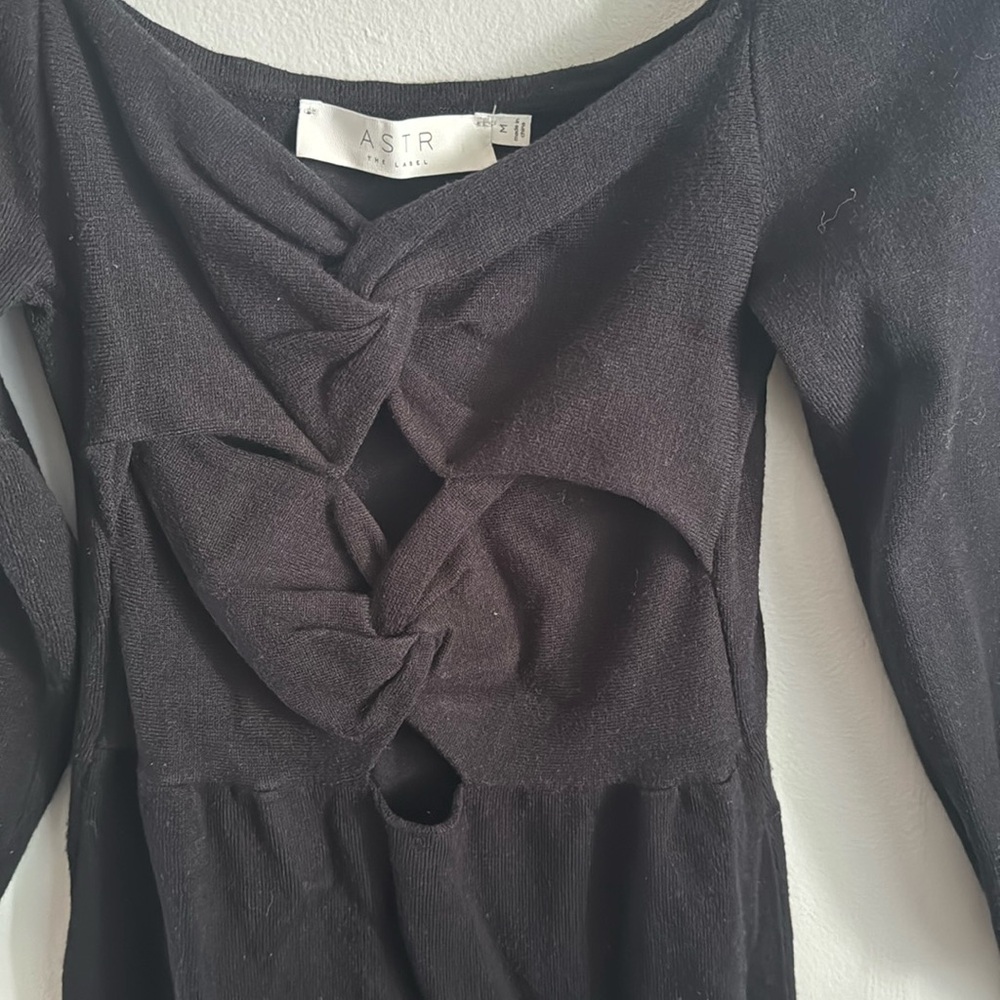 Fall Key-Hole Astr Dress